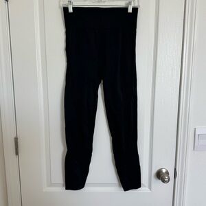 Victoria’s Secret/pink Black High-Waisted Leggings